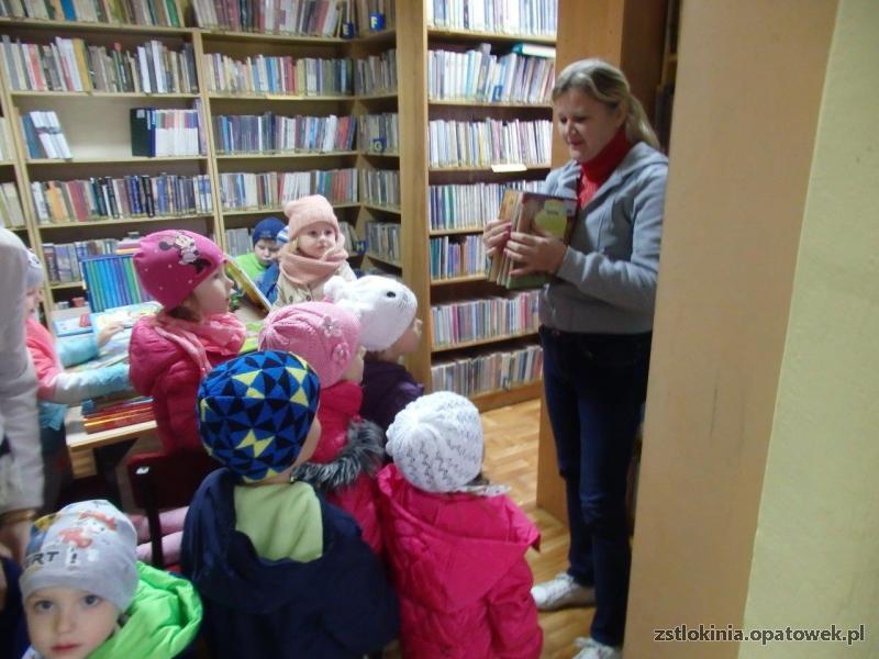 Wizyty w Gminnej Bibliotece Publicznej im. Braci Gillerów Filii w Tłokini Wielkiej