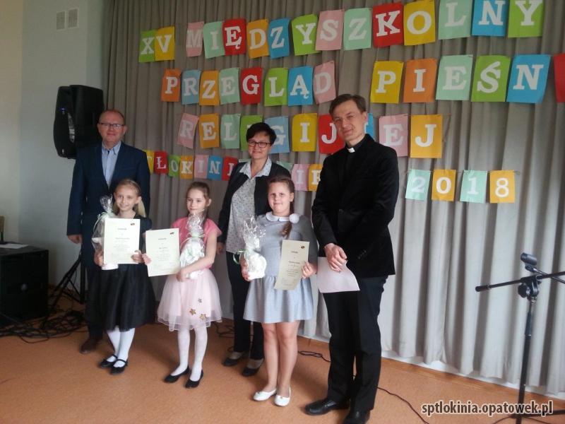 XV MIĘDZYSZKOLNY PRZEGLĄD PIEŚNI RELIGIJNEJ TŁOKINIA WIELKA 2018